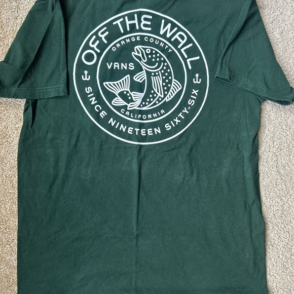 Vans Men's Forest Green Short Sleeve Tee - Picture 4 of 4
